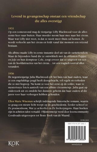 Olifantenmeisje - achterkant